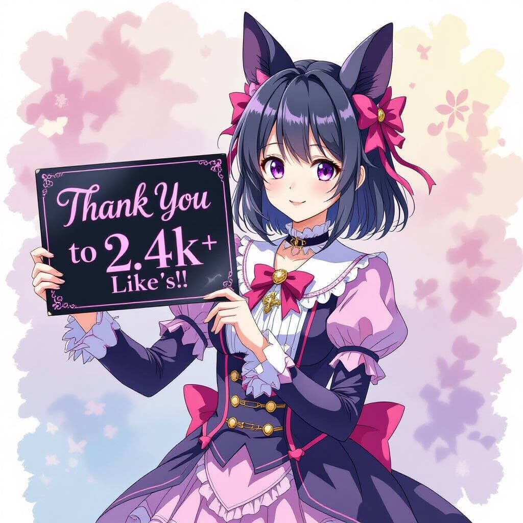 Anime Bat Girl Says Thank You