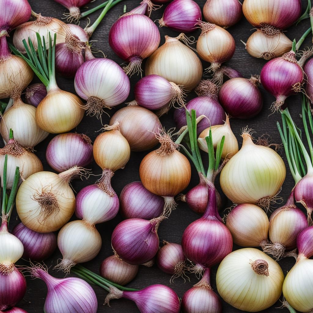 Natural Onion Close-Up