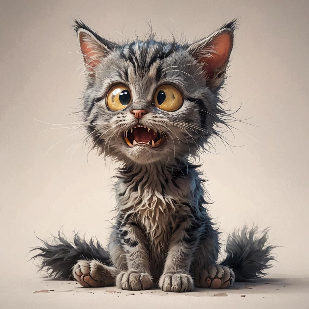 Scared Cat