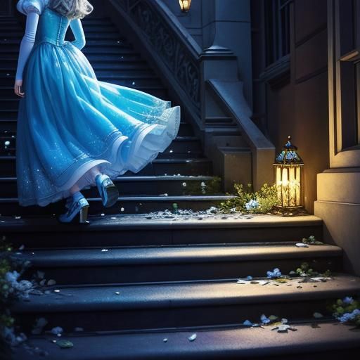 Cinderella's Slipper: Moonlight and Broken Dreams