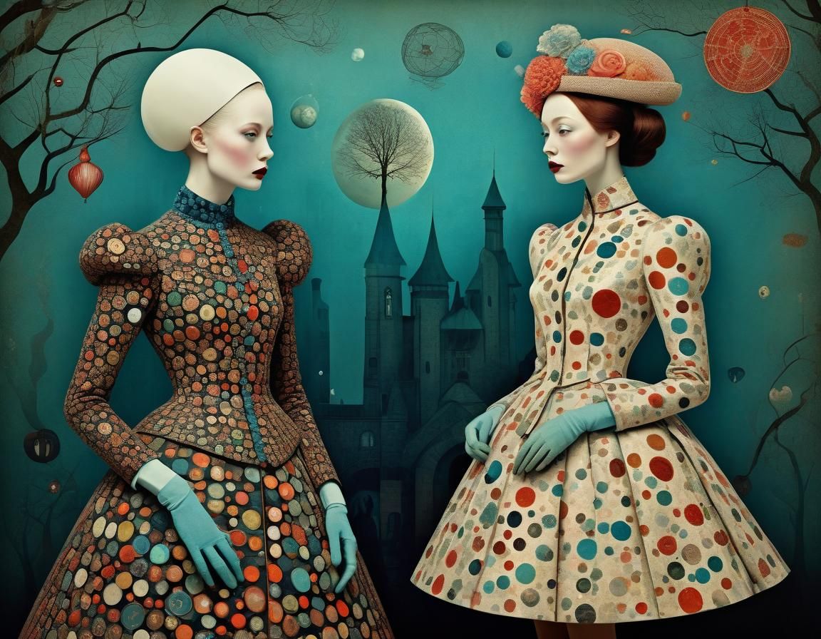 Fairytale Chic Portrait in Avant Garde Style