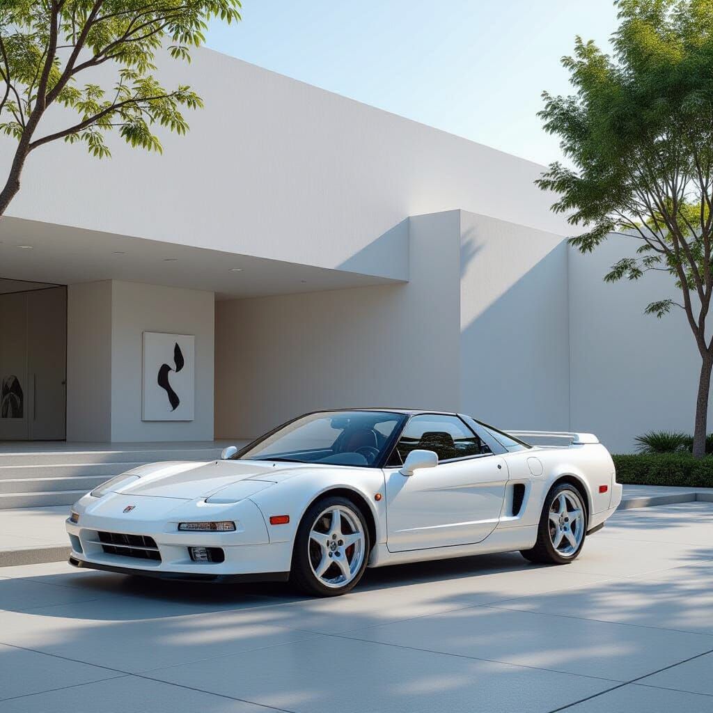 Classic Honda NSX at Modern Art Museum