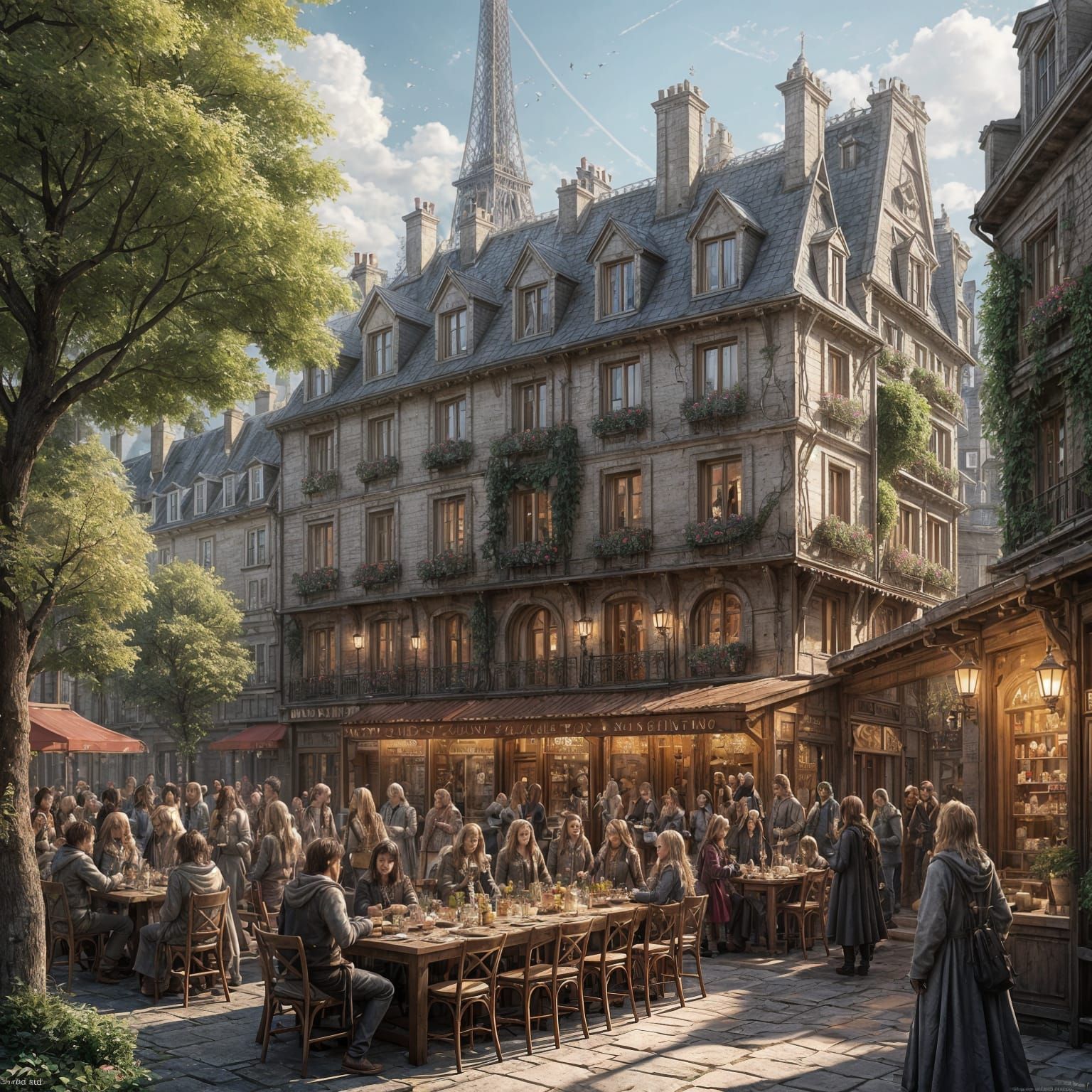 Lord of the Rings Party in Paris: 3D Anime Art