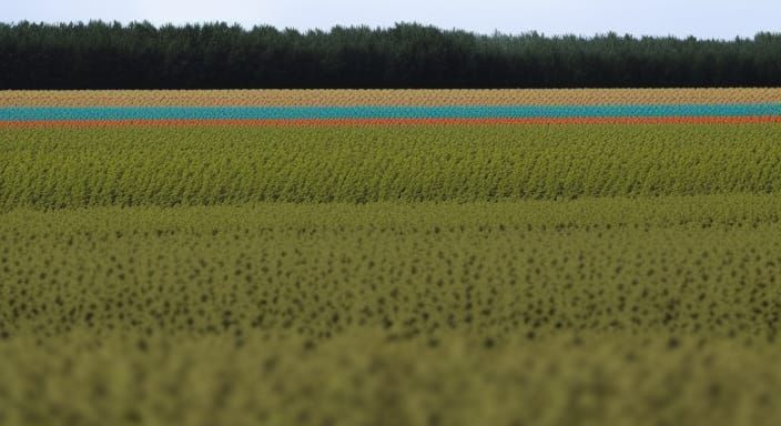Vibrant Lavender Harvest in Countryside Field