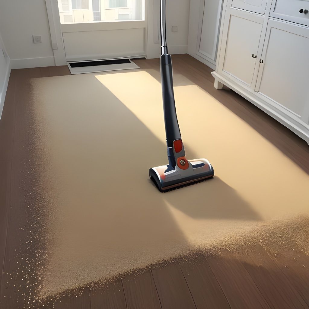 Kinetic Pointillism Image of a Crumby Room