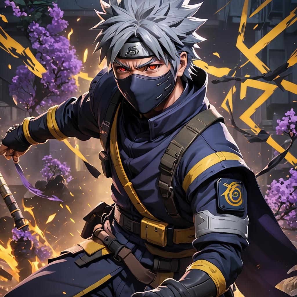 Kakashi Jutsu Sign: Dark Fantasy Concept Art