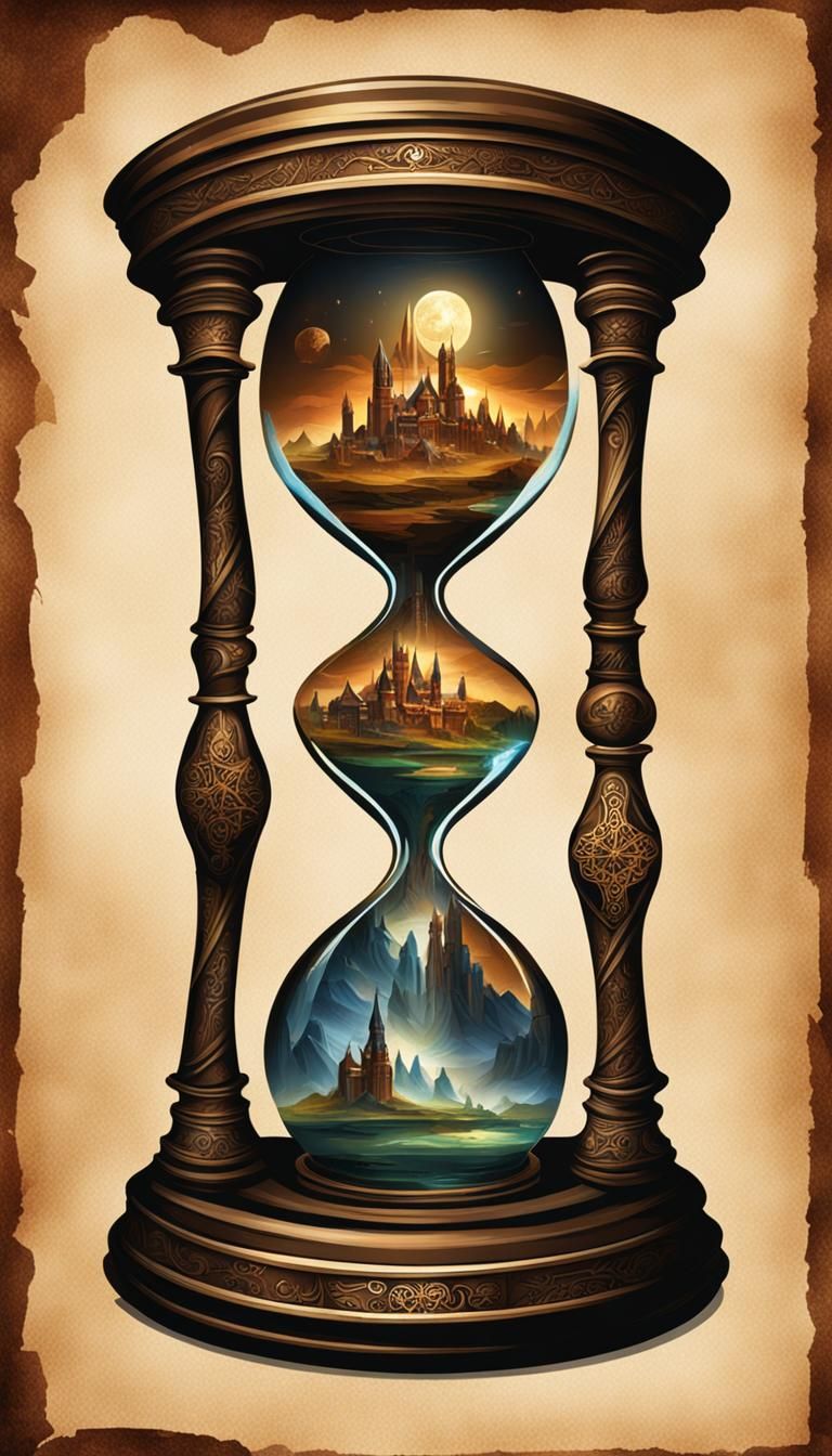 Wheel of Time in Hourglass Concept