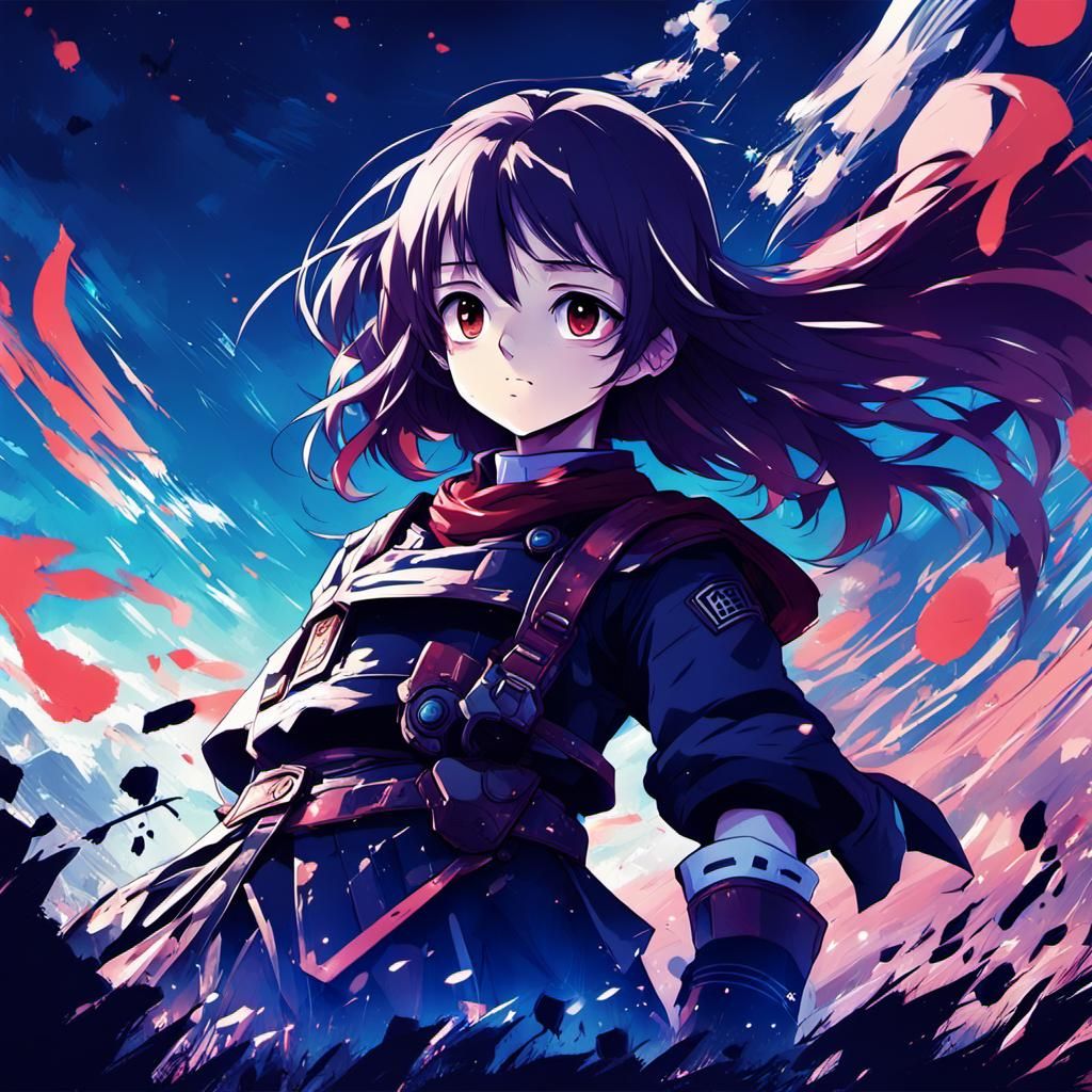 Altruism in Anime Style Manga Scan