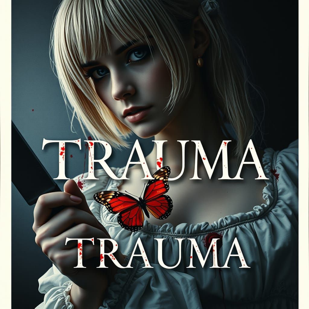Cinematic Horror Movie Poster: Trauma