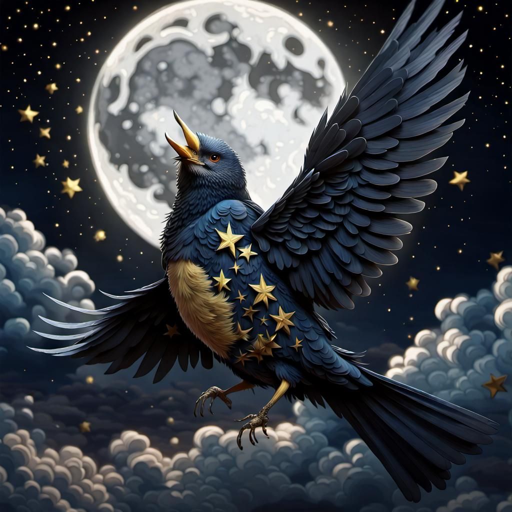 Blackbird singing in the dead of night