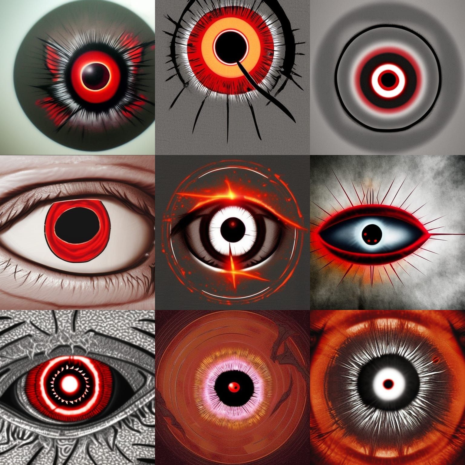 Eye of Sauron with Sharingan Fusion