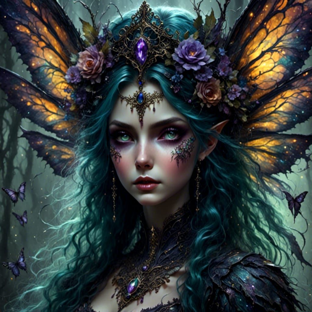 Violet Fairy: Ethereal Beauty in Digital Art