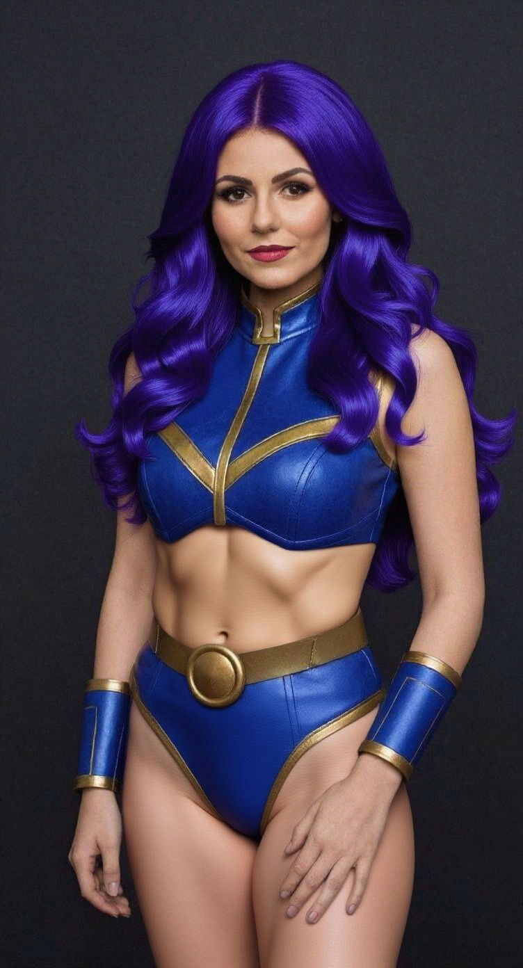 Victoria Justice as Starfire Cosplay