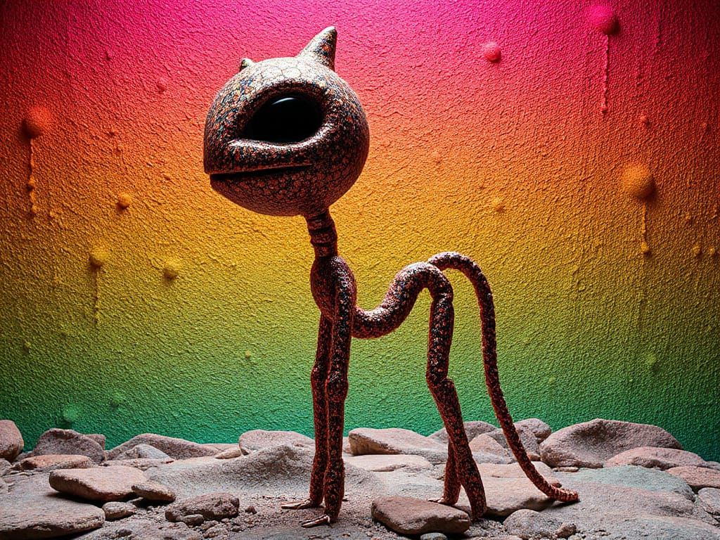 Duendemented Techno Chic Suprareal Freestanding Grapheme