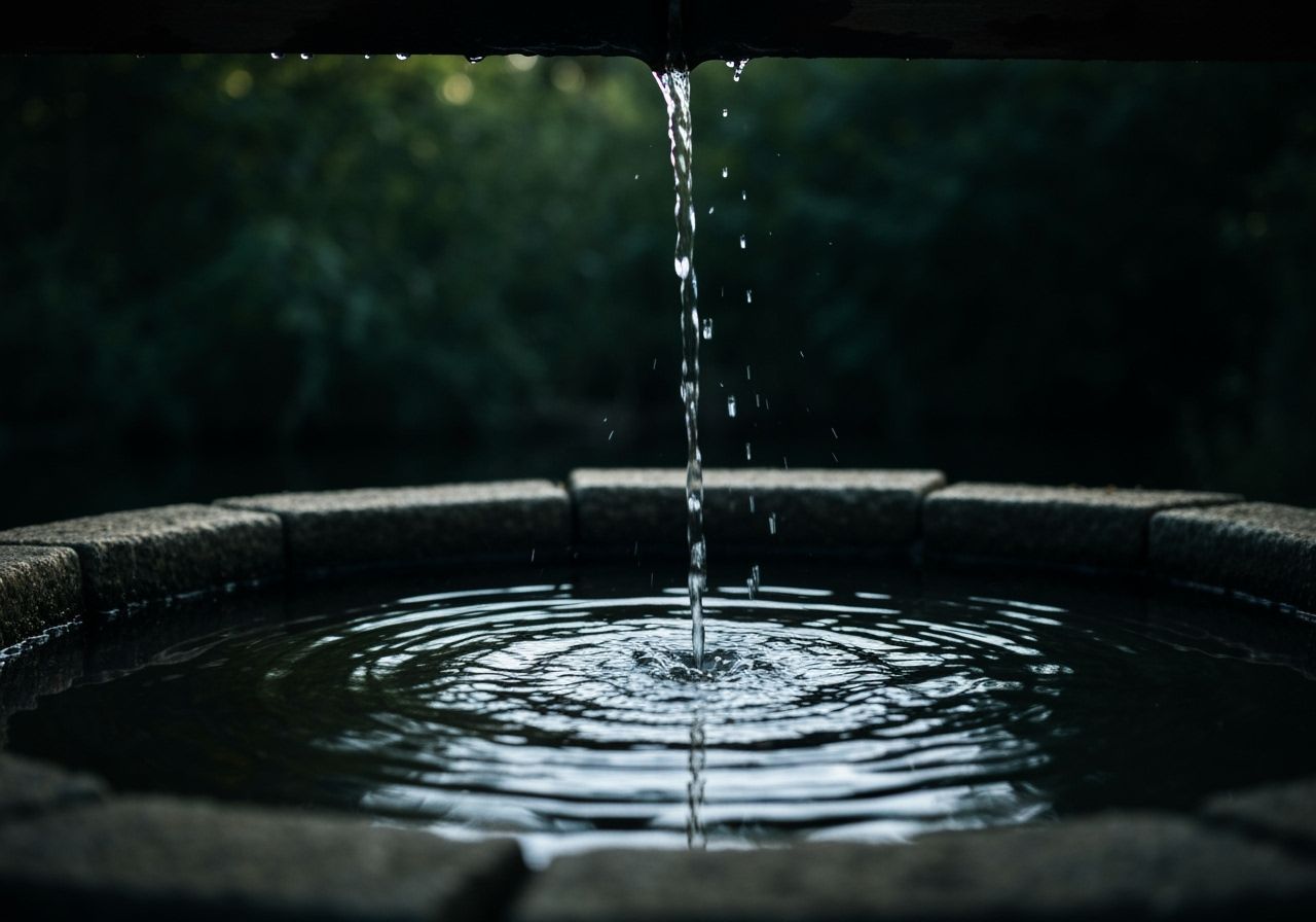 Hyperrealistic Well Water in Cinematic Lighting