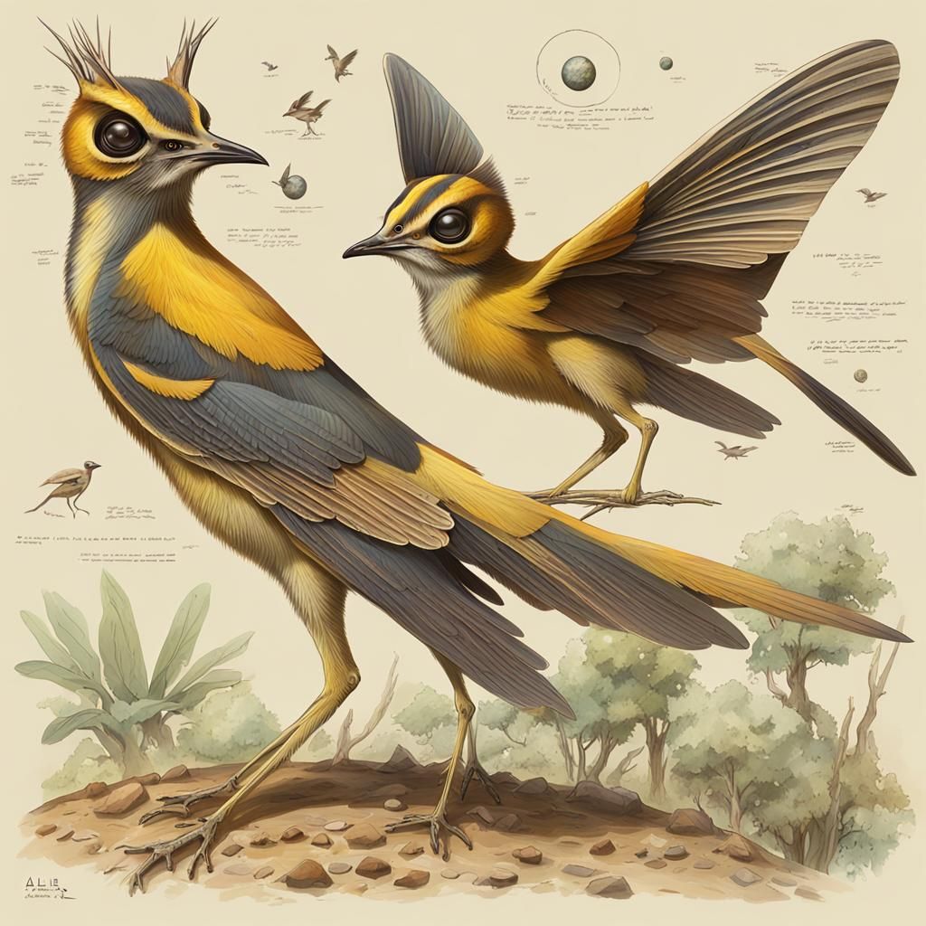 Alien Exoplanet: Speculative Xenobiology Concept Art