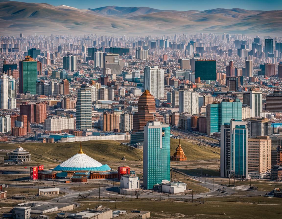 Futuristic Ulaanbaatar: A Technologically Advanced Metropoli...