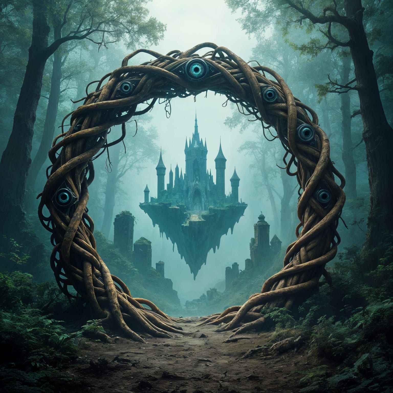 Surreal Biomechanical Gateway of Judgment