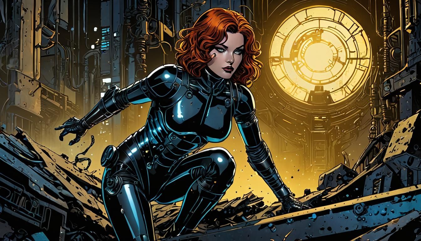 Zoe Heriot in Cyberman Factory: Comic Book Art