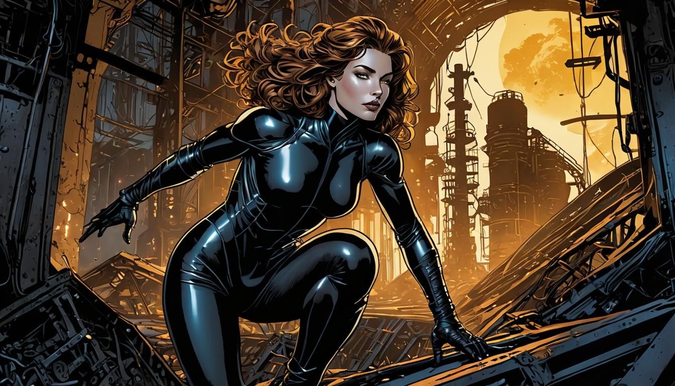 Zoe Heriot in Cyberman Factory, Comic Book Art