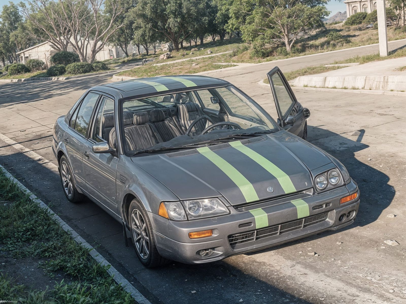 Detailed Matte Car Painting in Unreal Engine