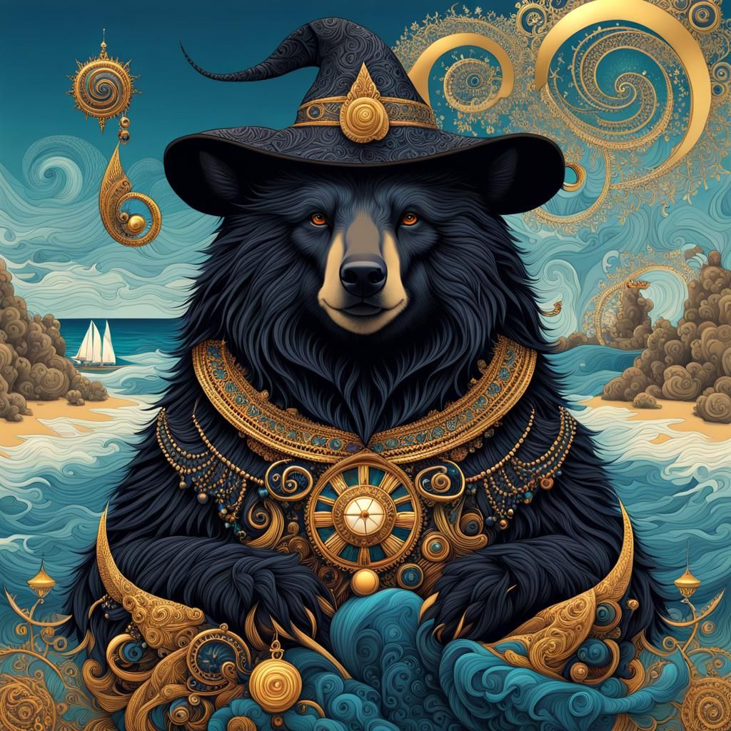 Portuguese Witchcraft by the Sea in Detailed Matte Painting