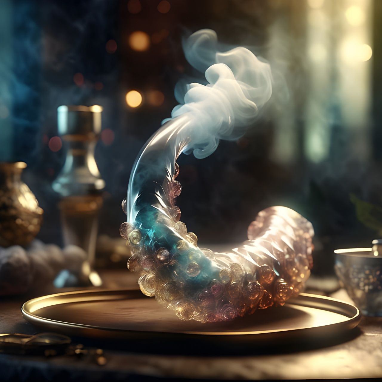 Abstract Tusk: Minimalist Composition