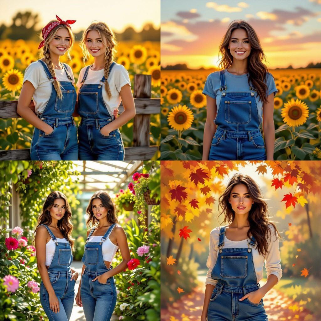 Women in Overalls: Fashion and Style
