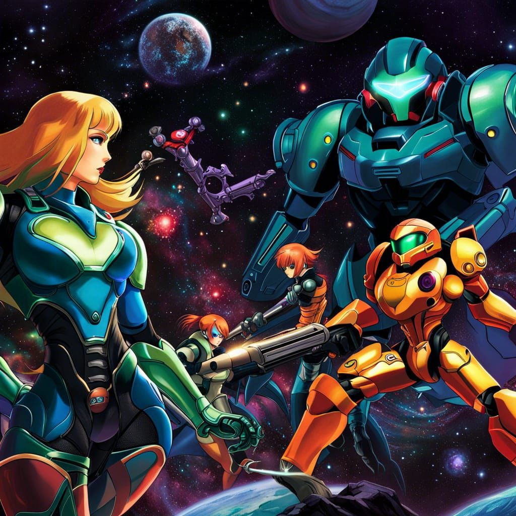 Metroid: Space pirate battle
