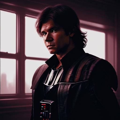 Han Solo as Darth Vader: Hyperrealistic Dark Fusion