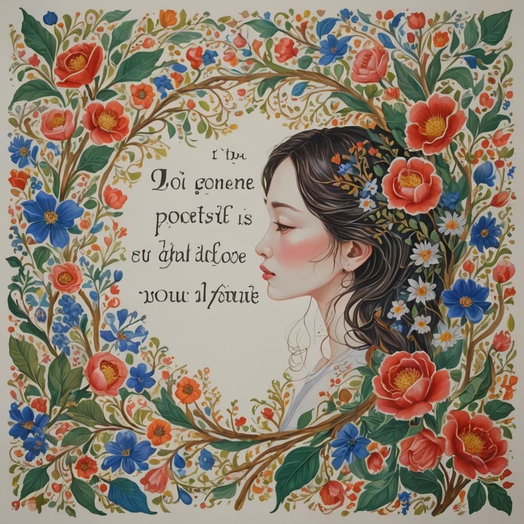 Gouache Painting: A Simple Declaration of Love