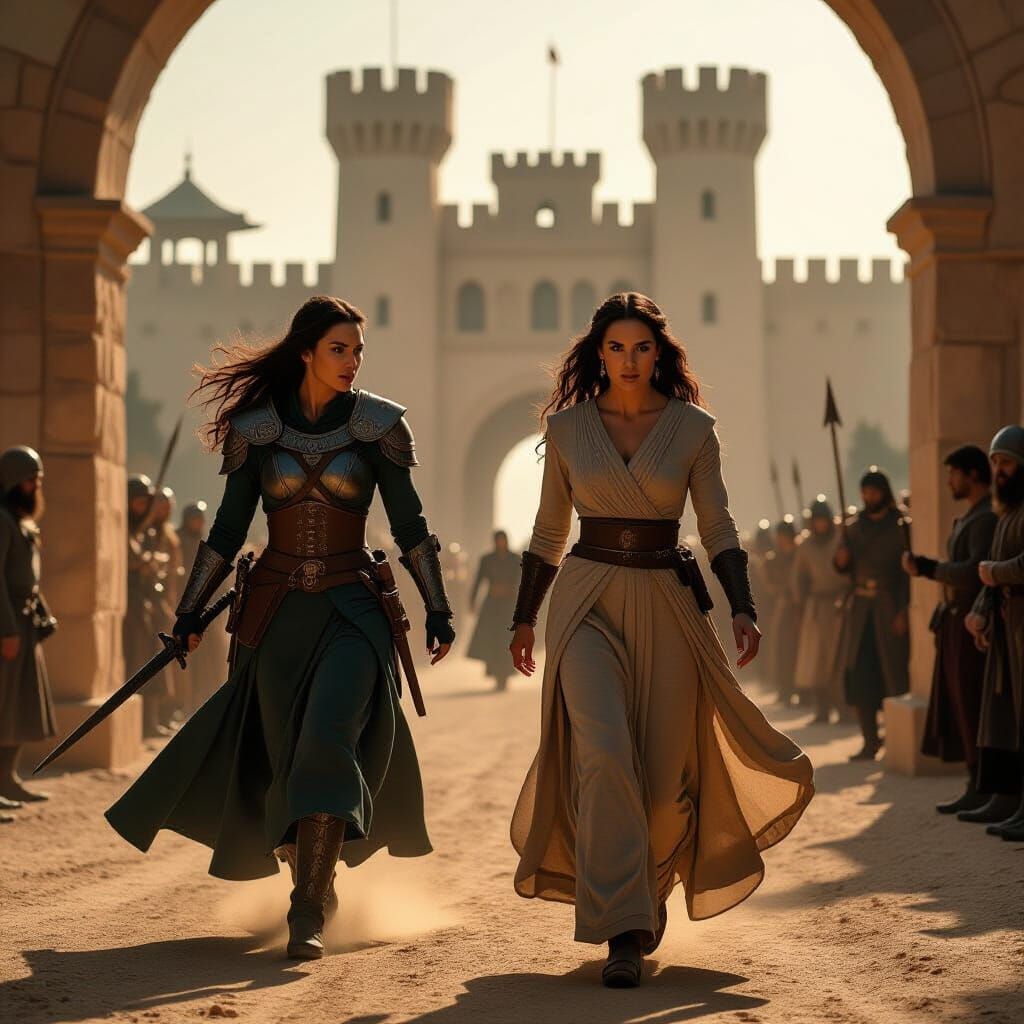 Warrior Princesses Escape Ominous Shadows: Cinematic Film St...