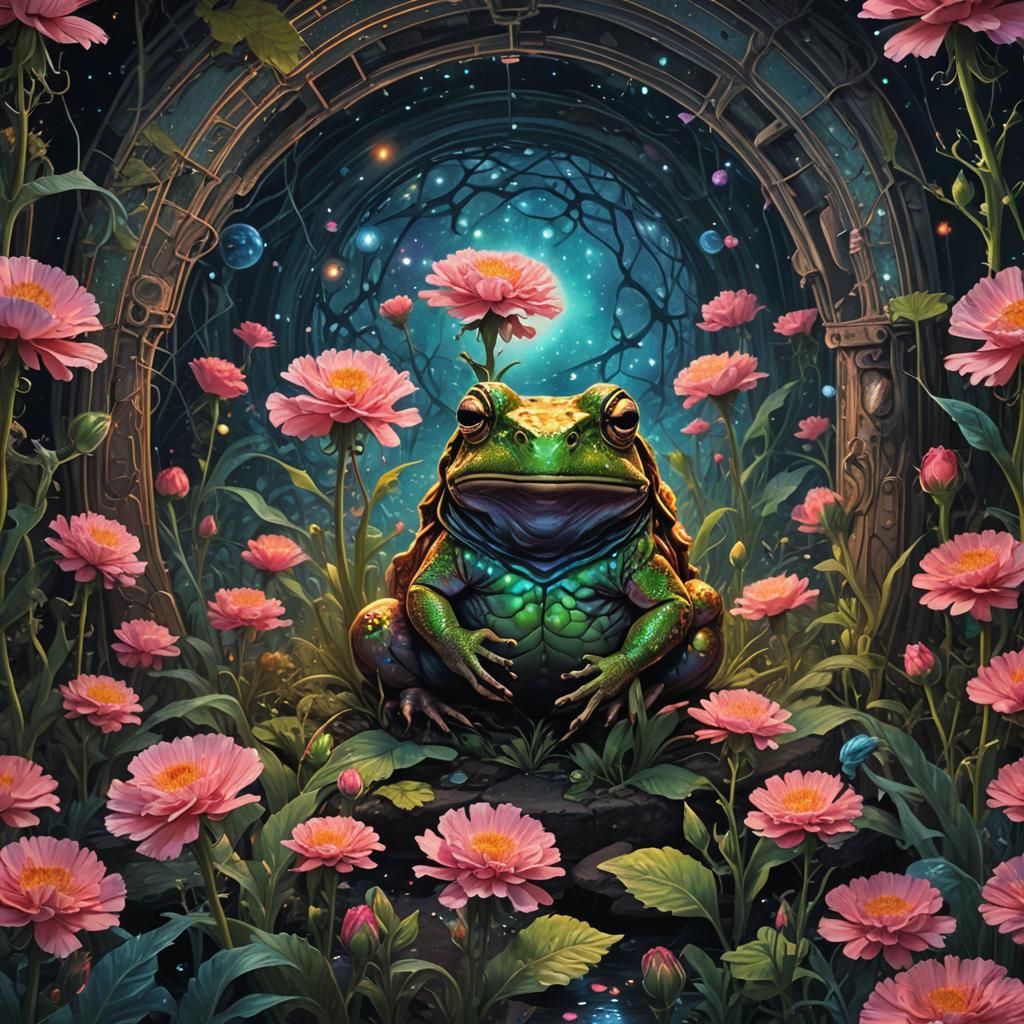 Cosmic Astral Journey in Holographic Mixed Media