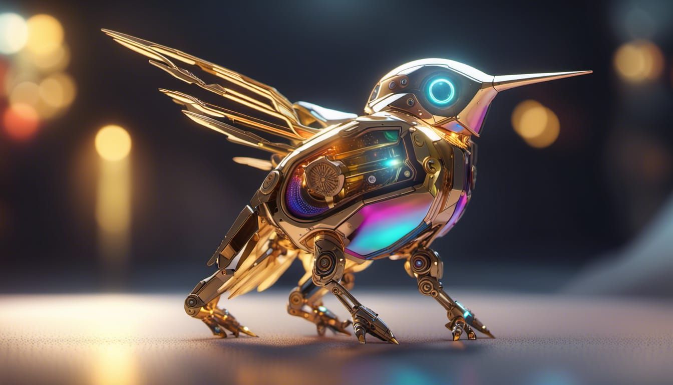 My cute robot pet Hummingbird #2