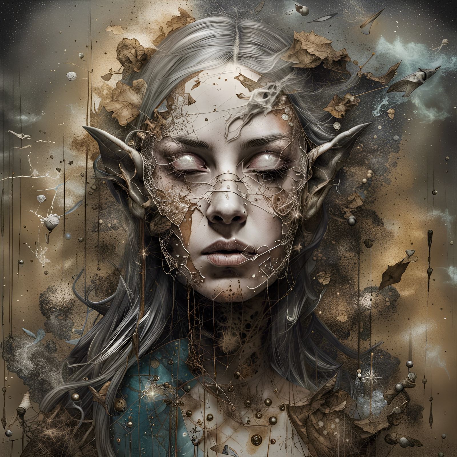 Elven Face Disintegrated by Nuclear Magic