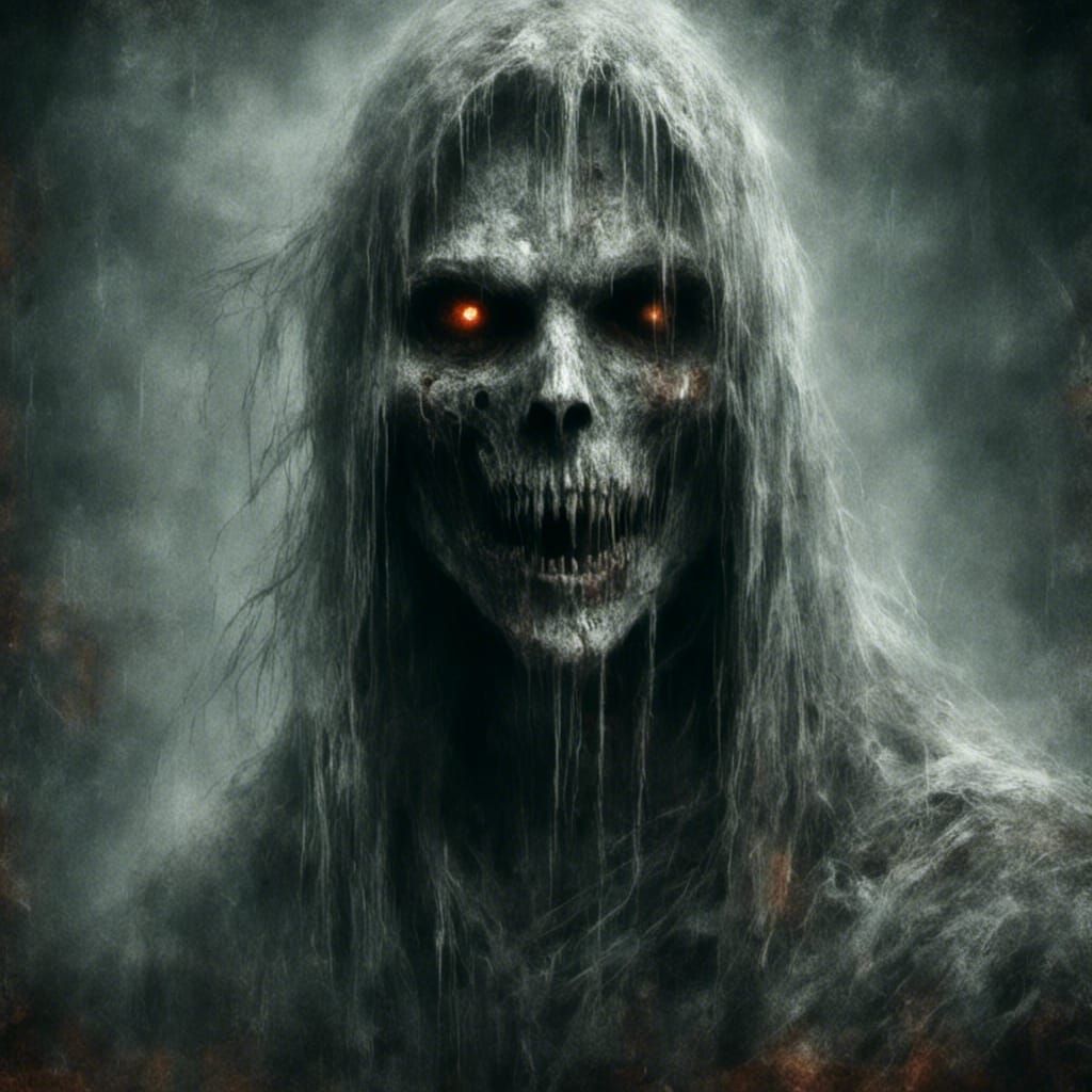 Ethereal Ghostly Spirit with an Eye Patch