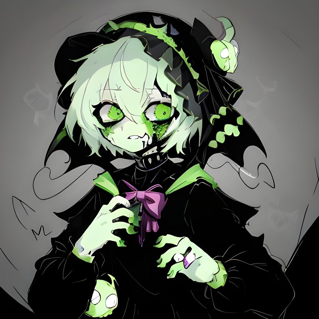 Happy Zombie Boy with Stitches: Menhera Style