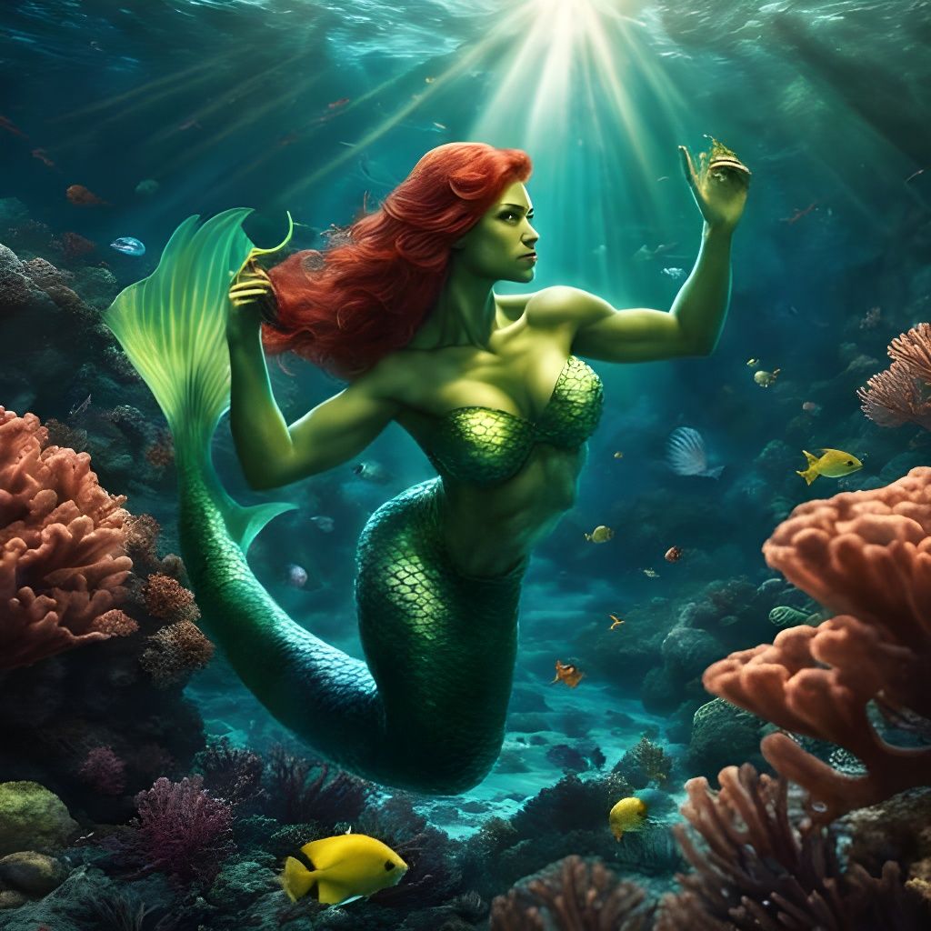 white or black mermaid? π€·ββοΈ my fav. is hulky! π
