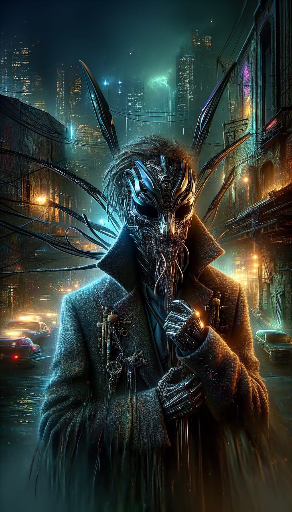 Dreadforge Transformation in Dark Sci-Fi Ambiance