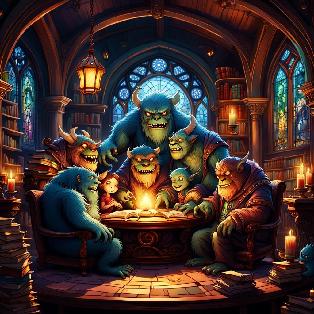 Monsters and Co. Bedtime Stories: Fantasy Concept Art