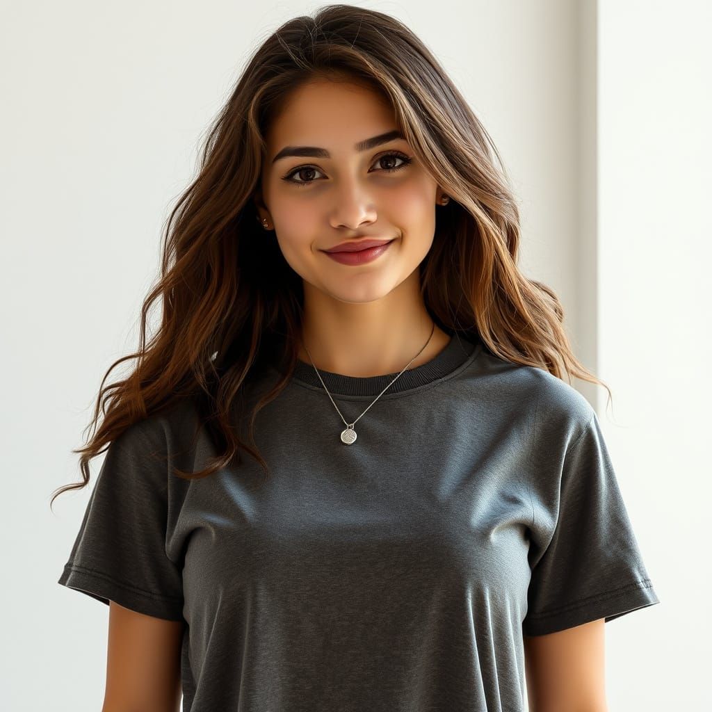 Gen Z Woman with Liminal Personality: Photorealistic Portrai...