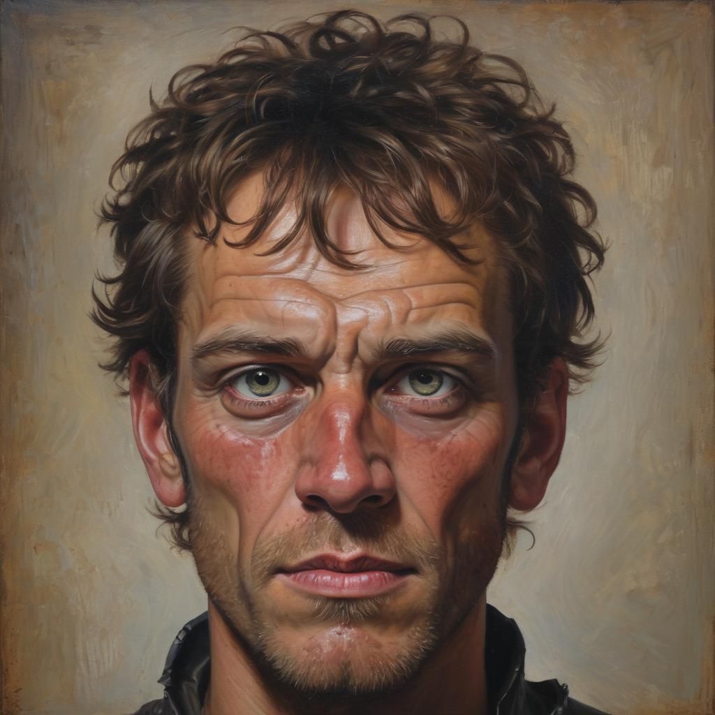 Medieval Prince Portrait in Oil Painting Style