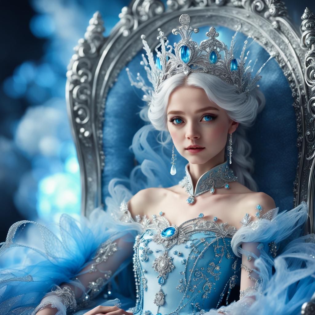 Fairy Queen Portrait in Anime Style