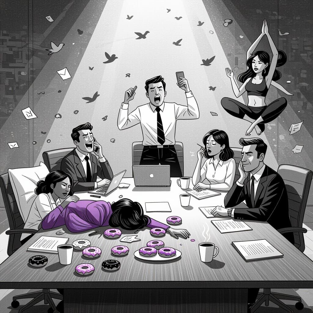 Funny Business Meeting Disaster Book Cover