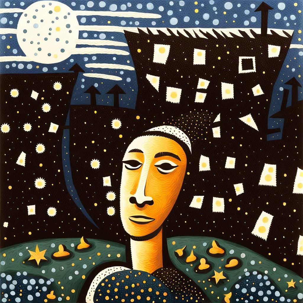 Night Walk in Suburbia: A Naive Realism Scene