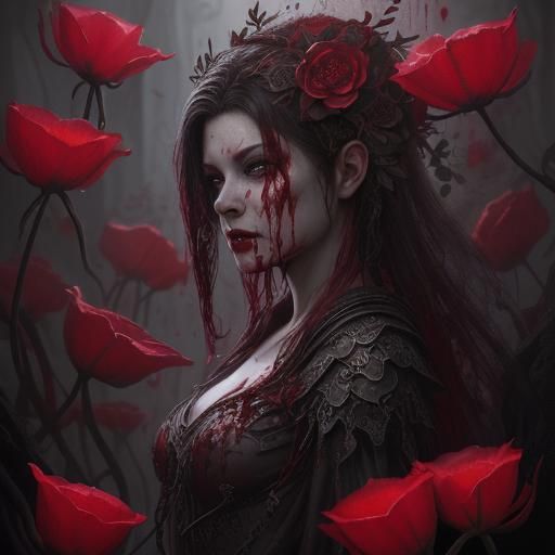 Enchanting beautiful blood flower