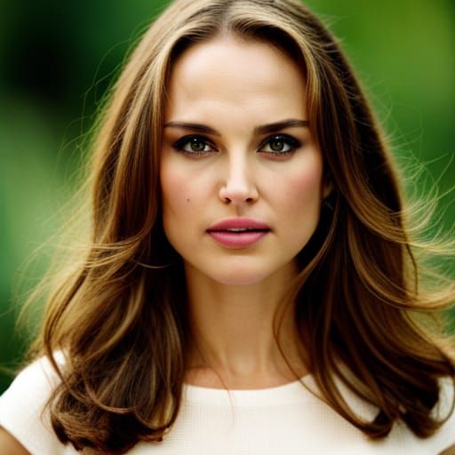 Natalie Portman Portrait in Natural Lighting