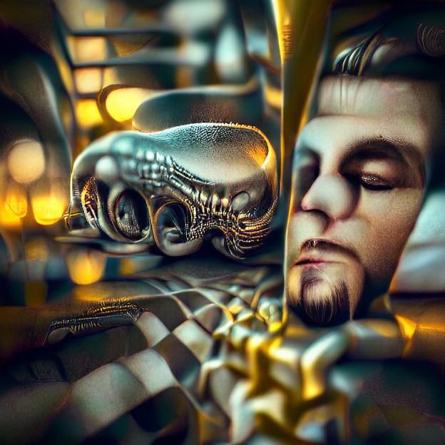 Giger, Escher, Nachum pan.