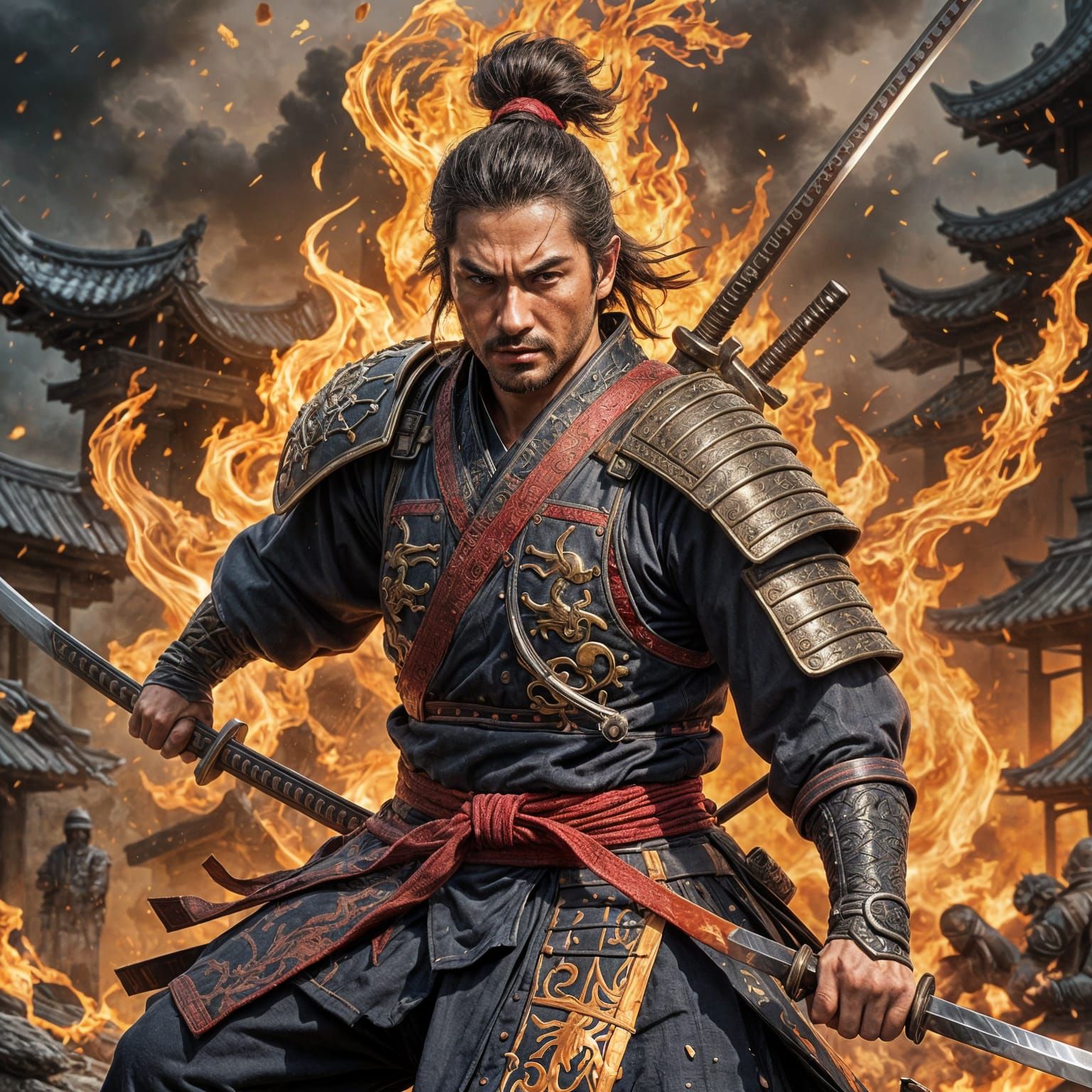 Samurai's Nightmare: Katana Against Vengeful Souls