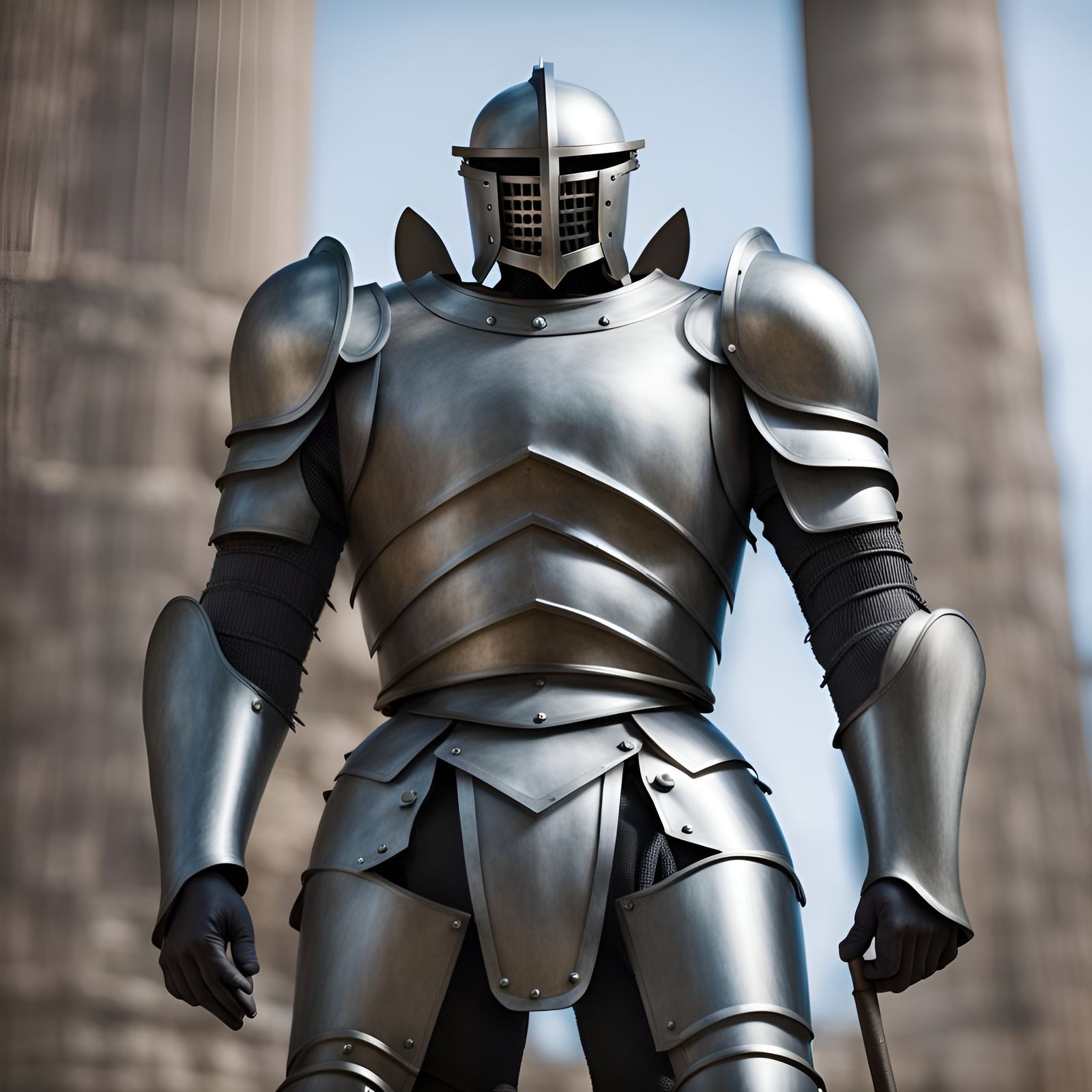 Armored Giant: David and Goliath in Photo